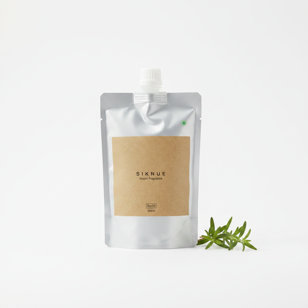 SIKNUE ルームフレグランス レフィル GRASS（草）の香り 白背景 300ml