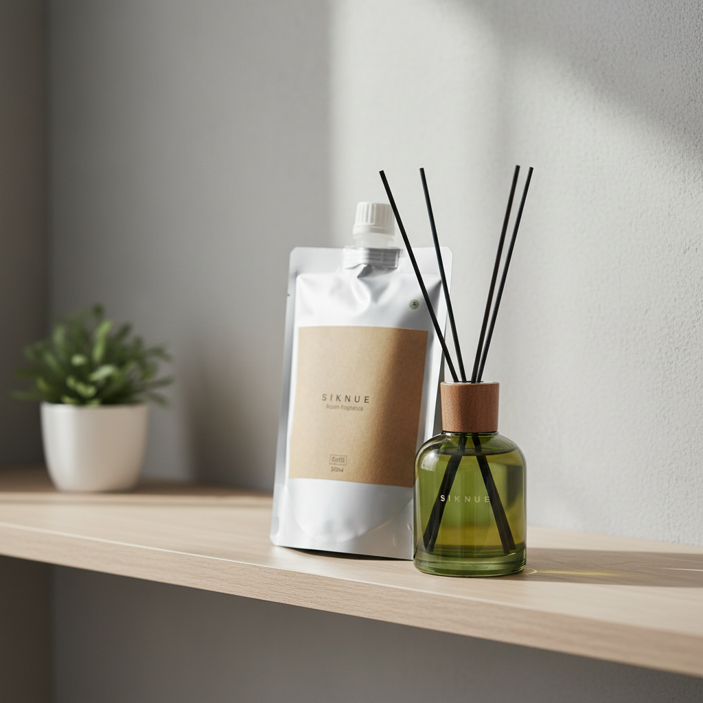 SIKNUE ルームフレグランス 本体＋レフィル 使用シーン ライフスタイル